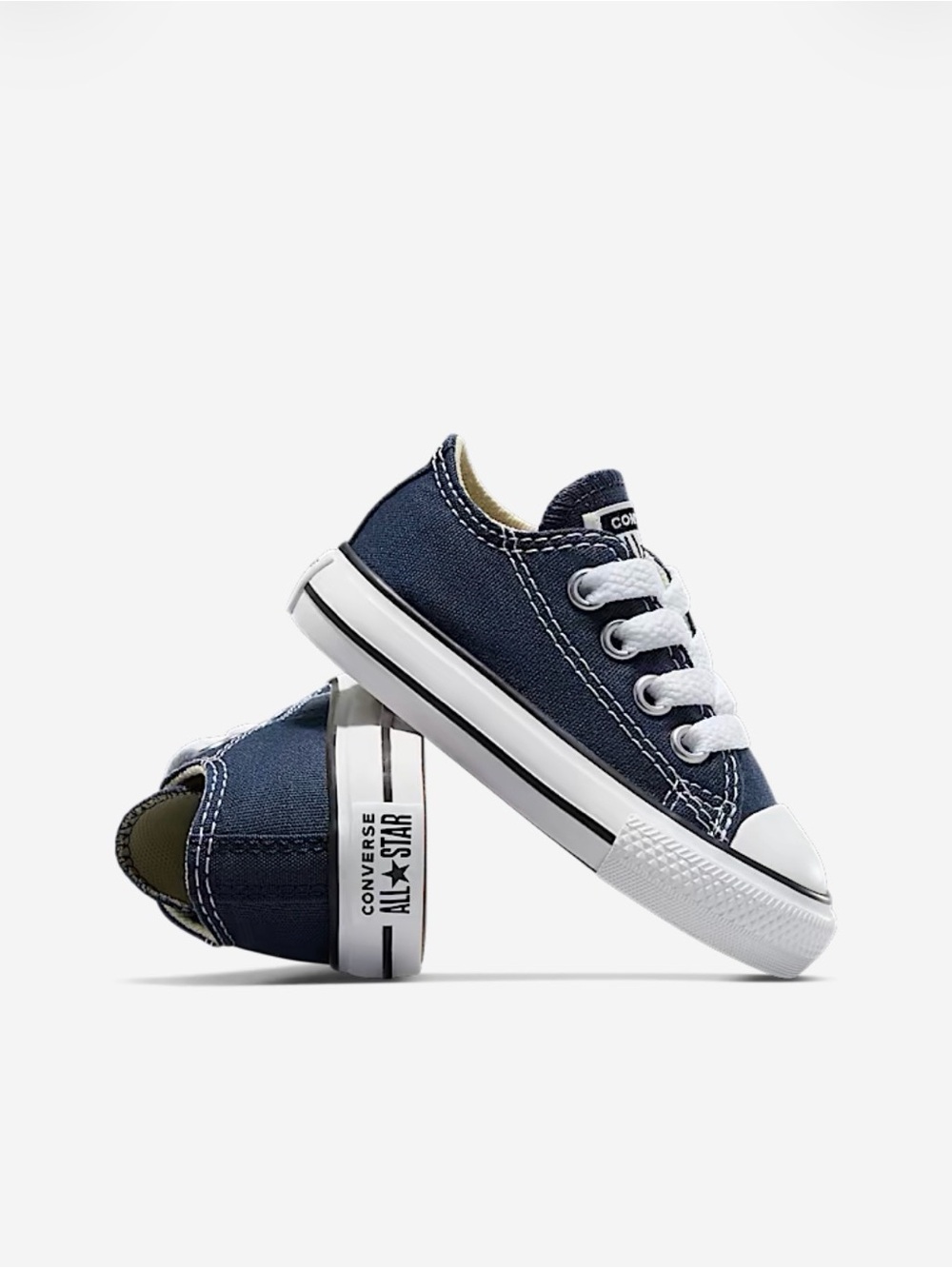 Converse Baby Chuck Taylor All Star Low Top Blue Sneakers Size 4C